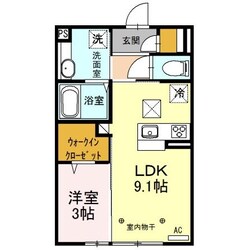 シティハウス高萩1の物件間取画像